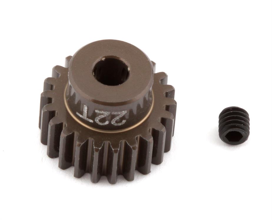 motordrev / pinion, 22T 48P, aluminium