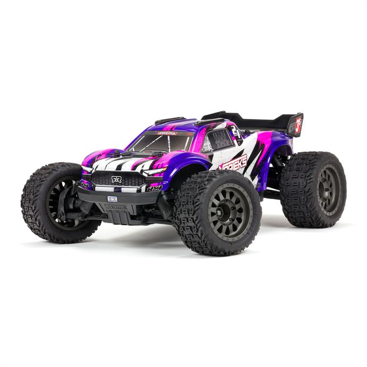 rc bil Vorteks 4x4 BLX Brushless, lila (RTR) combo