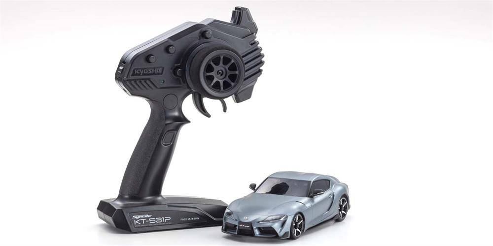 rc bil Mini-Z AWD Supra, matt grå metallic