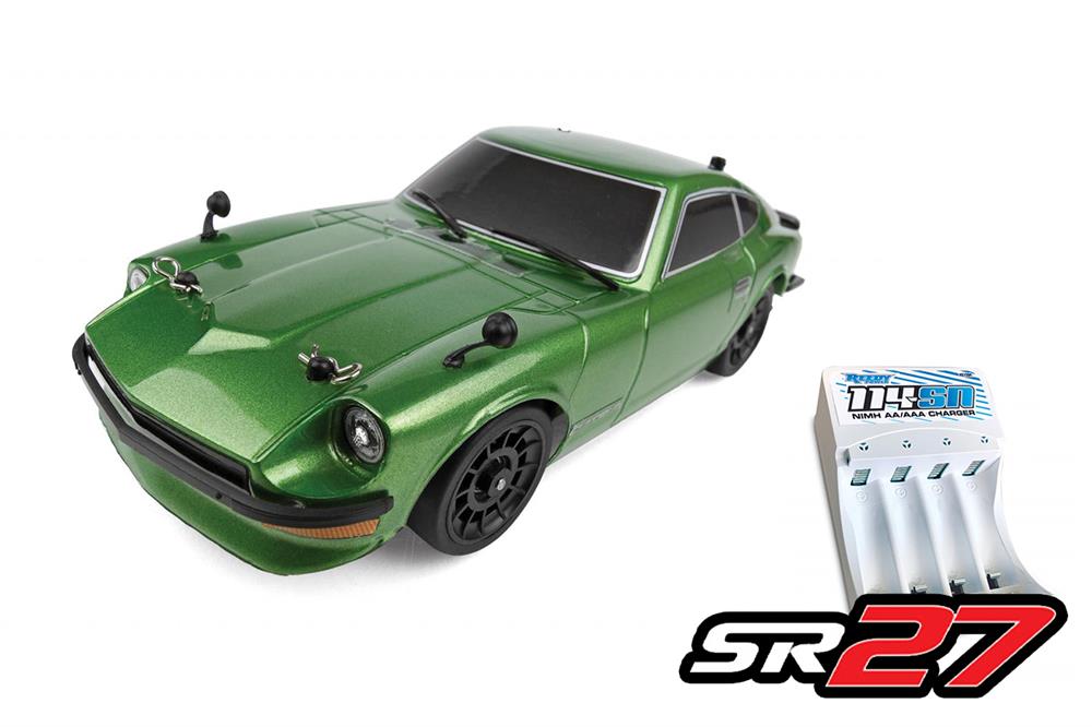 rc bil SR27 Datsun 240Z (RTR) NiMH Combo, grön