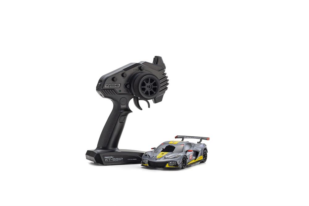 rc bil Mini-Z RWD Corvette C8-R, gun metal