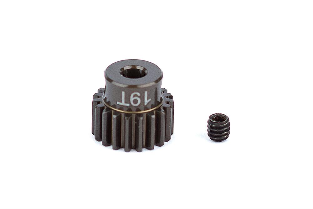 motordrev / pinion, 19T 48P, aluminium