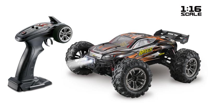 rc bil Racer Truggy, orange (RTR) combo