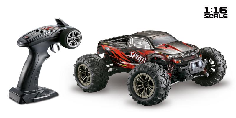 rc bil Spirit Monster Truck, röd (RTR) combo