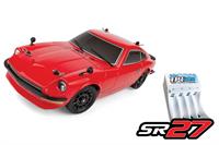 rc bil SR27 Datsun 240Z (RTR) NiMH Combo, röd